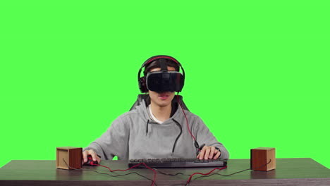 POV-Eines-Spielers,-Der-VR-Videospiele-Spielt
